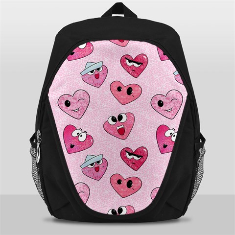 Emoji Heart Backpack Bag from ArtsNow.com Front