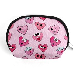 Emoji Heart Accessory Pouch (Medium) from ArtsNow.com Front