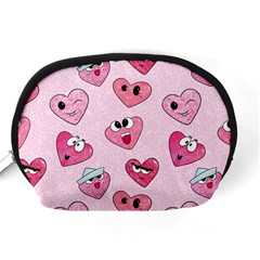 Emoji Heart Accessory Pouch (Medium) from ArtsNow.com Back