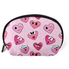 Emoji Heart Accessory Pouch (Large) from ArtsNow.com Back