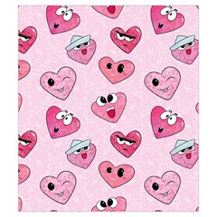 Emoji Heart Drawstring Pouch (Small) from ArtsNow.com Front