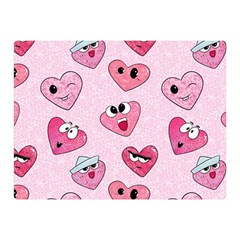 Emoji Heart Double Sided Flano Blanket (Mini)  from ArtsNow.com 35 x27  Blanket Front