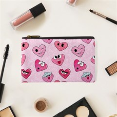 Emoji Heart Cosmetic Bag (XS) from ArtsNow.com Front