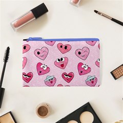 Emoji Heart Cosmetic Bag (XS) from ArtsNow.com Front