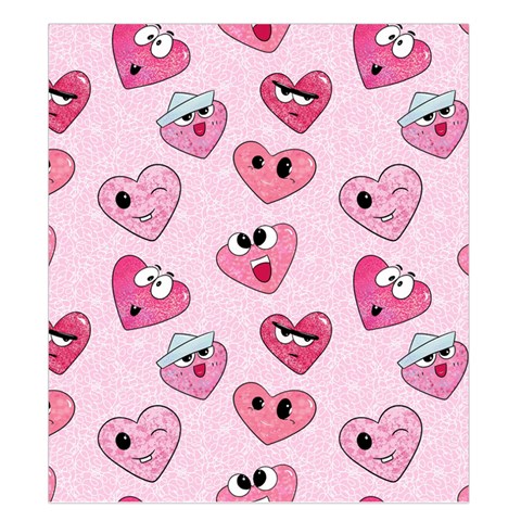 Emoji Heart Duvet Cover Double Side (King Size) from ArtsNow.com Front