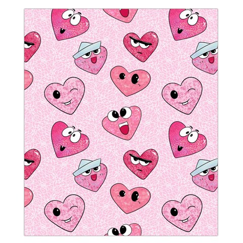 Emoji Heart Duvet Cover Double Side (California King Size) from ArtsNow.com Front