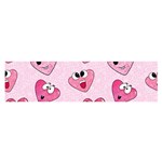 Emoji Heart Satin Scarf (Oblong)