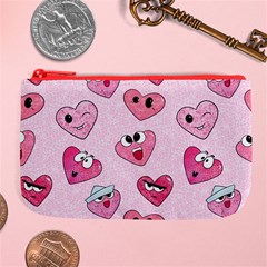 Emoji Heart Large Coin Purse from ArtsNow.com Front