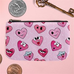 Emoji Heart Large Coin Purse from ArtsNow.com Front