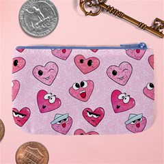 Emoji Heart Large Coin Purse from ArtsNow.com Back