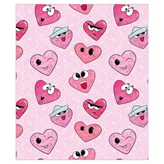 Emoji Heart Drawstring Pouch (XS) from ArtsNow.com Front