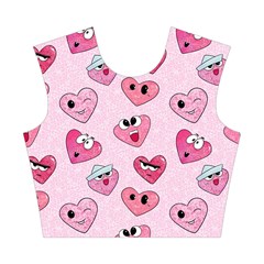 Emoji Heart Cotton Crop Top from ArtsNow.com Front