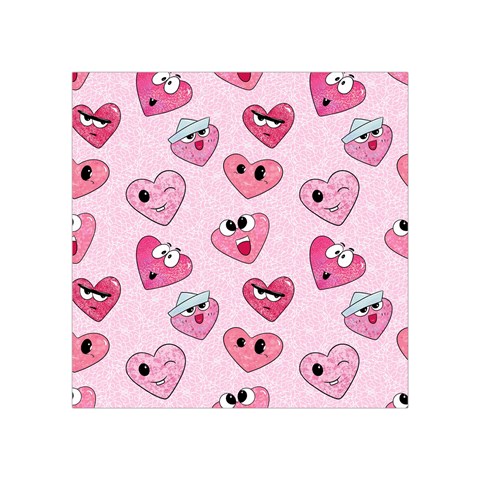 Emoji Heart Square Tapestry (Small) from ArtsNow.com Front