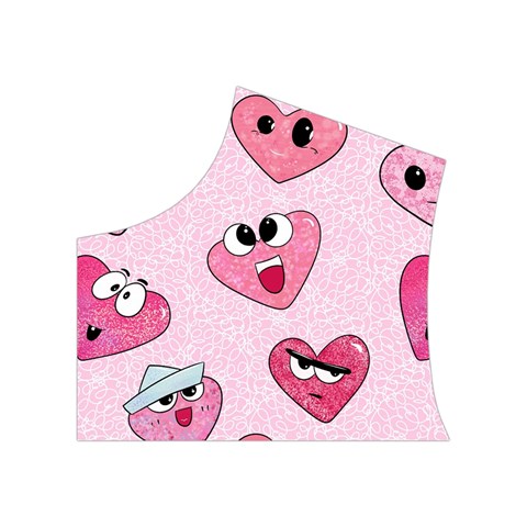 Emoji Heart Women s Button Up Vest from ArtsNow.com Top Left