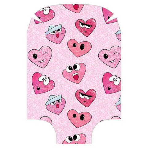 Emoji Heart Luggage Cover (Large) from ArtsNow.com Front