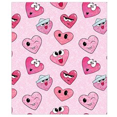 Emoji Heart Belt Pouch Bag (Large) from ArtsNow.com Back Strap