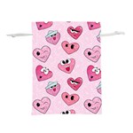 Emoji Heart Lightweight Drawstring Pouch (L)