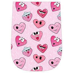 Emoji Heart Wristlet Pouch Bag (Small) from ArtsNow.com Right Side