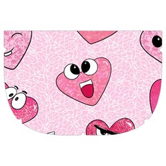 Emoji Heart Make Up Case (Large) from ArtsNow.com Side Right