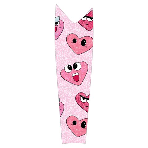 Emoji Heart Women s Long Sleeve Raglan Tee from ArtsNow.com Left Sleeve Side