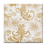 Flowers Shading Pattern Face Towel