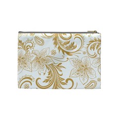 Flowers Shading Pattern Cosmetic Bag (Medium) from ArtsNow.com Back