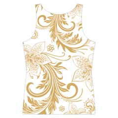 Flowers Shading Pattern Sport Tank Top  from ArtsNow.com Back