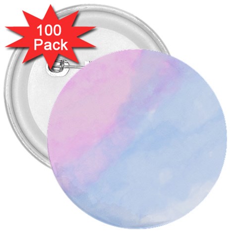 watercolor clouds2 3  Buttons (100 pack)  from ArtsNow.com Front