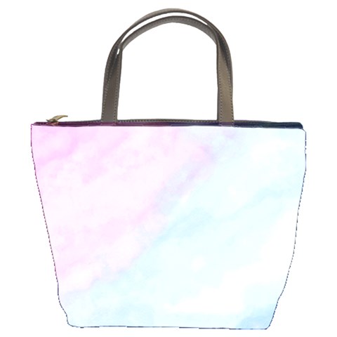 watercolor clouds2 Bucket Bag from ArtsNow.com Front