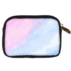 watercolor clouds2 Digital Camera Leather Case from ArtsNow.com Back