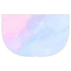 watercolor clouds2 Make Up Case (Medium) from ArtsNow.com Side Right