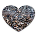 On the rocks Heart Mousepads
