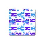 Abstract pattern geometric backgrounds   Square Magnet