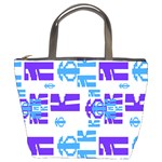 Abstract pattern geometric backgrounds   Bucket Bag