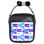 Abstract pattern geometric backgrounds   Girls Sling Bag