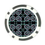 Abstract pattern geometric backgrounds   Poker Chip Card Guard (10 pack)