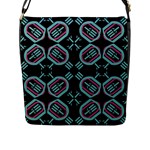 Abstract pattern geometric backgrounds   Flap Closure Messenger Bag (L)