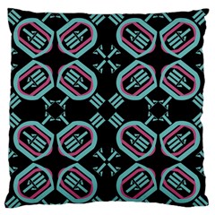 Abstract pattern geometric backgrounds   Large Flano Cushion Case (Two Sides) from ArtsNow.com Front