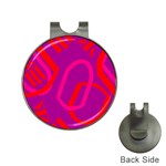 Abstract pattern geometric backgrounds   Hat Clips with Golf Markers