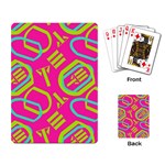 Abstract pattern geometric backgrounds   Playing Cards Single Design (Rectangle)