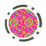 Abstract pattern geometric backgrounds   Poker Chip Card Guard