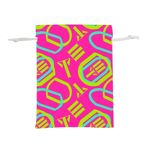 Abstract pattern geometric backgrounds   Lightweight Drawstring Pouch (L) from ArtsNow.com Front