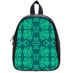 Abstract pattern geometric backgrounds   School Bag (Small)