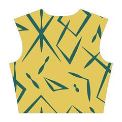 Abstract pattern geometric backgrounds   Cotton Crop Top from ArtsNow.com Back