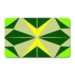 Abstract pattern geometric backgrounds   Magnet (Rectangular)