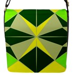 Abstract pattern geometric backgrounds   Flap Closure Messenger Bag (S)