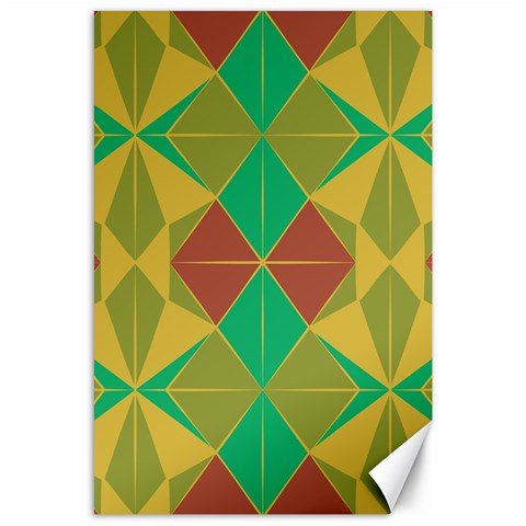 Abstract pattern geometric backgrounds   Canvas 24  x 36  from ArtsNow.com 23.35 x34.74  Canvas - 1