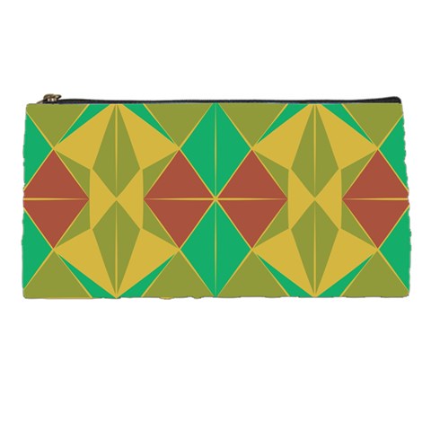 Abstract pattern geometric backgrounds   Pencil Case from ArtsNow.com Front