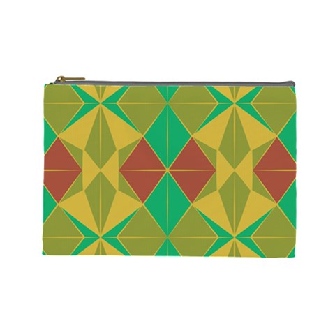 Abstract pattern geometric backgrounds   Cosmetic Bag (Large) from ArtsNow.com Front