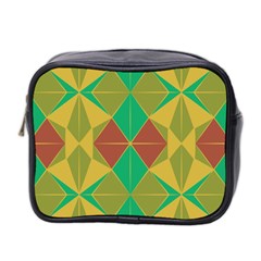 Abstract pattern geometric backgrounds   Mini Toiletries Bag (Two Sides) from ArtsNow.com Front